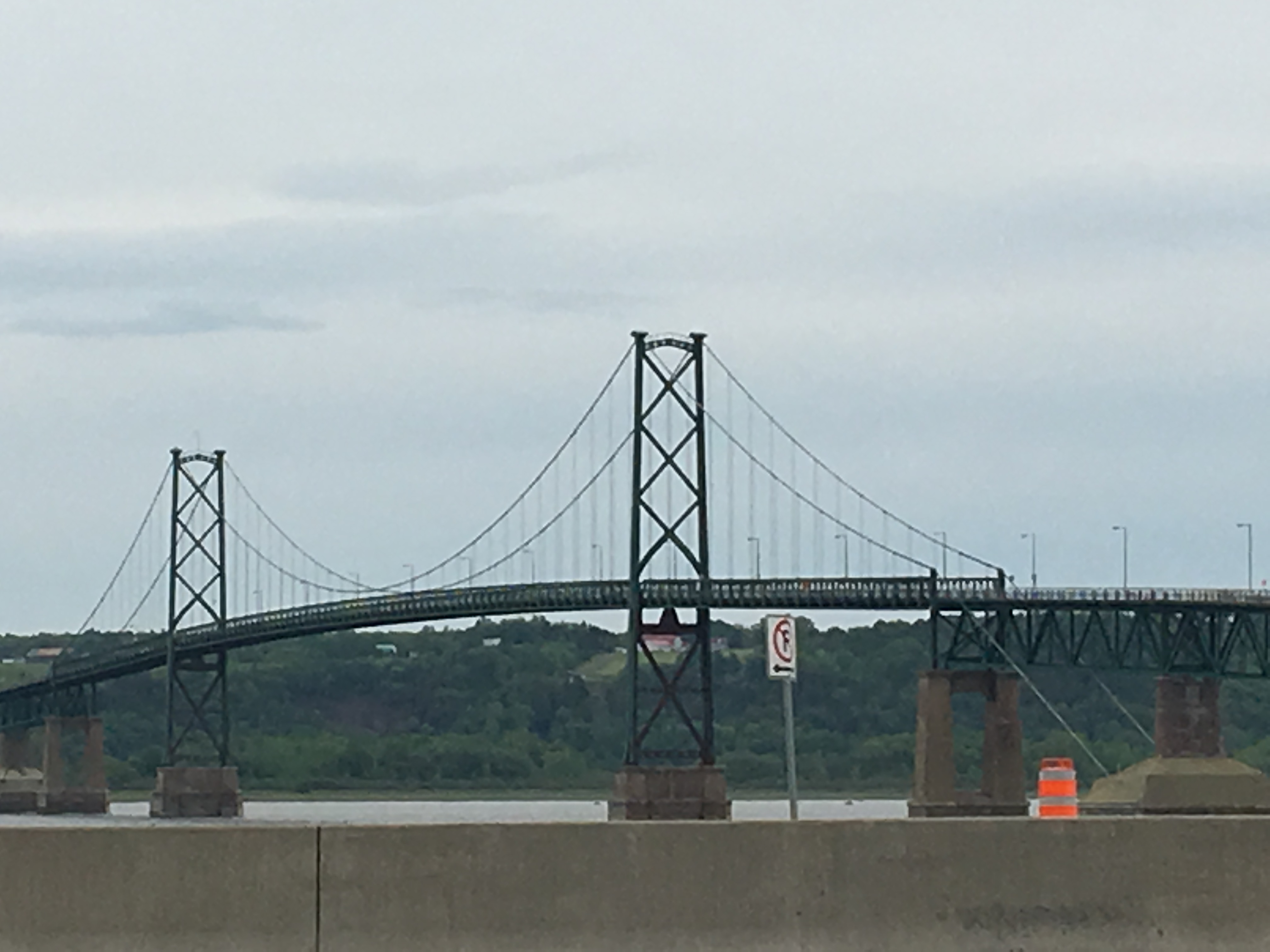 Le pont de l’Île d’Orléans, à Québec