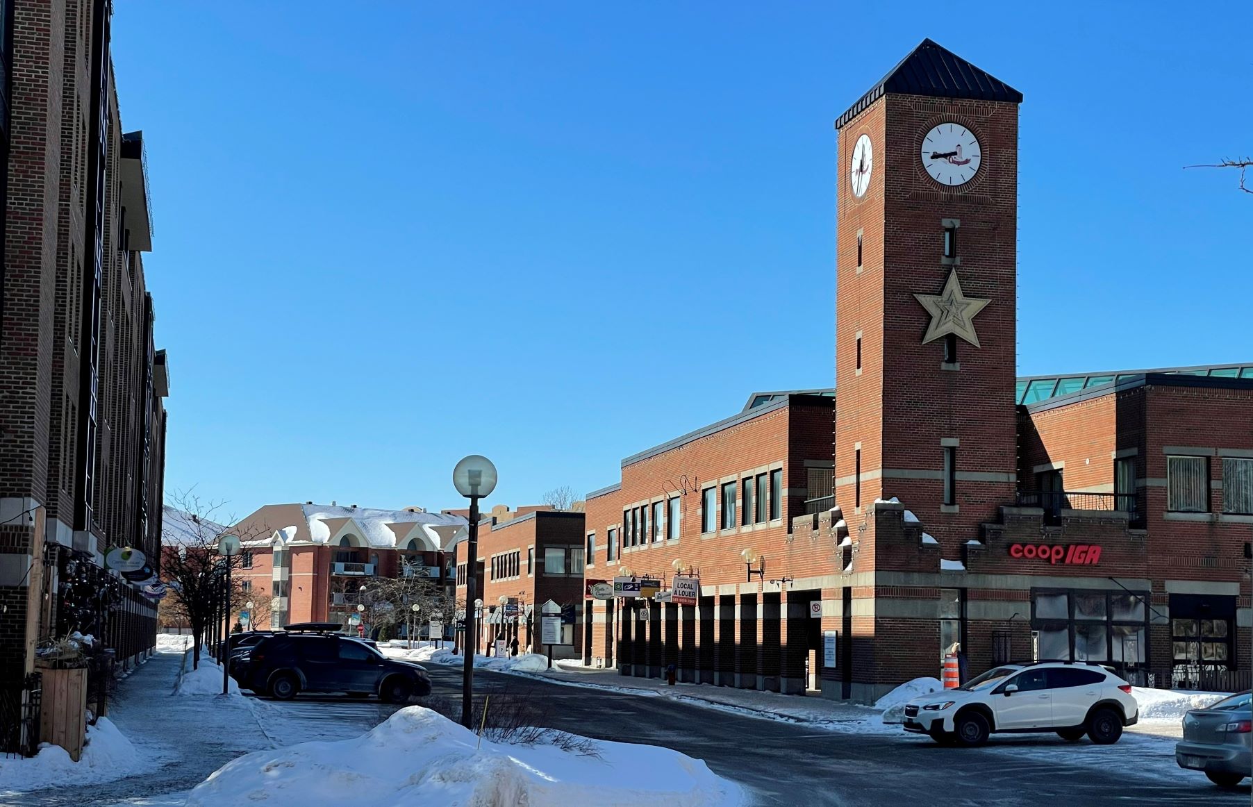 Une vue de la rue Campanile, à Québec
