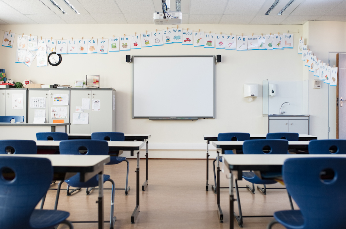 Une classe d’école