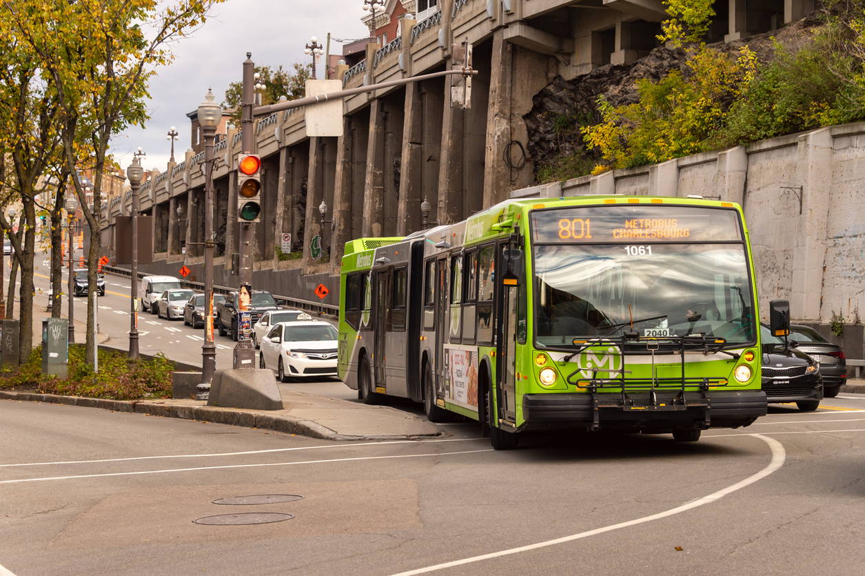 un autobus RTC, à Québec