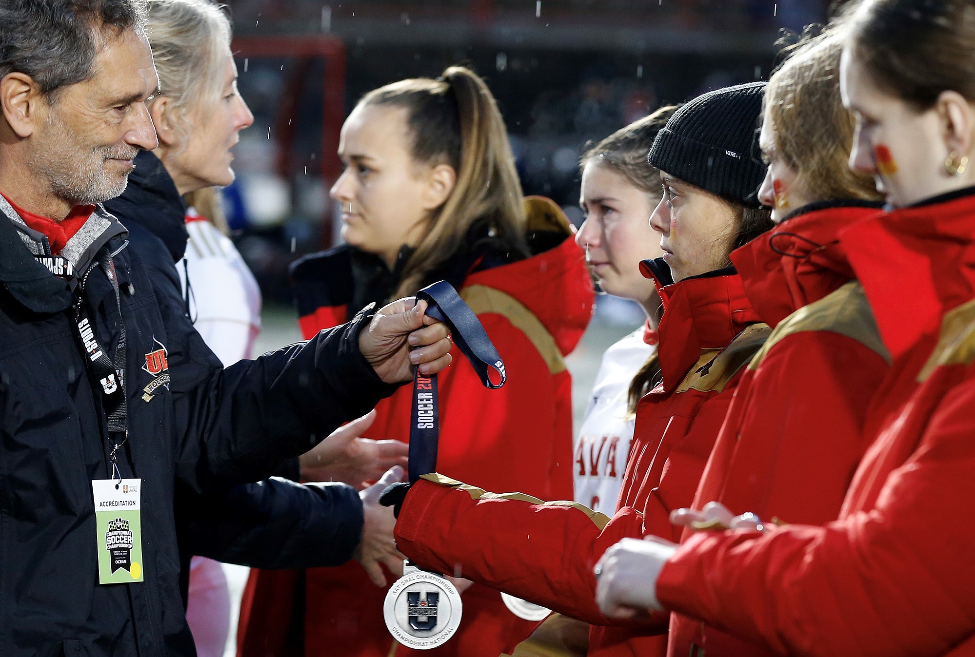 Filles Rouge et Or médaillées d'argent U Sports