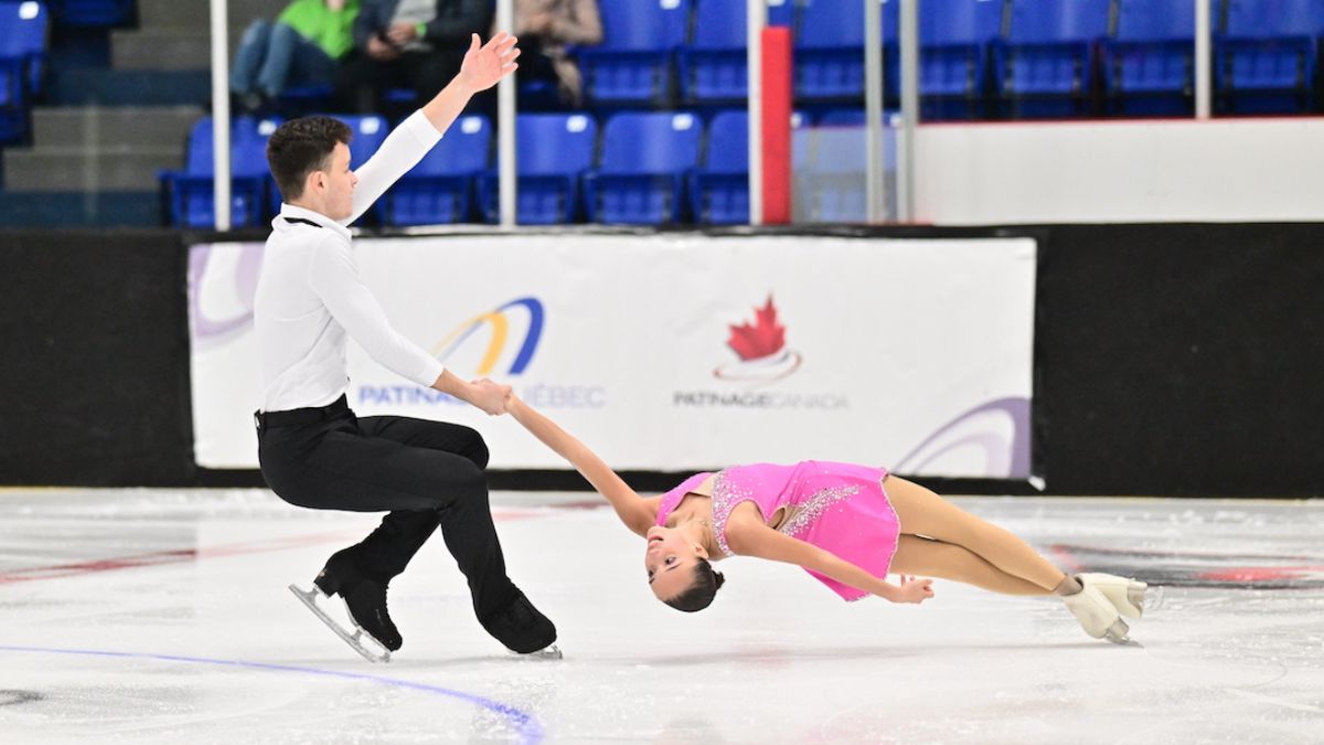 Sarah-Jade Cyr et Etienne Lacasse aux Jeux du Canada, en 2023