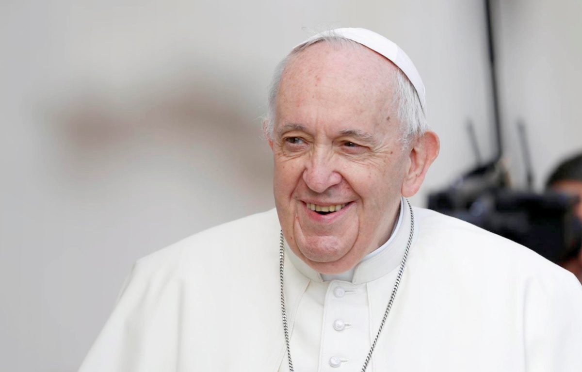 Le pape François.