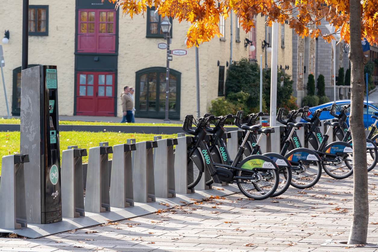 Une station àVélo, à Québec