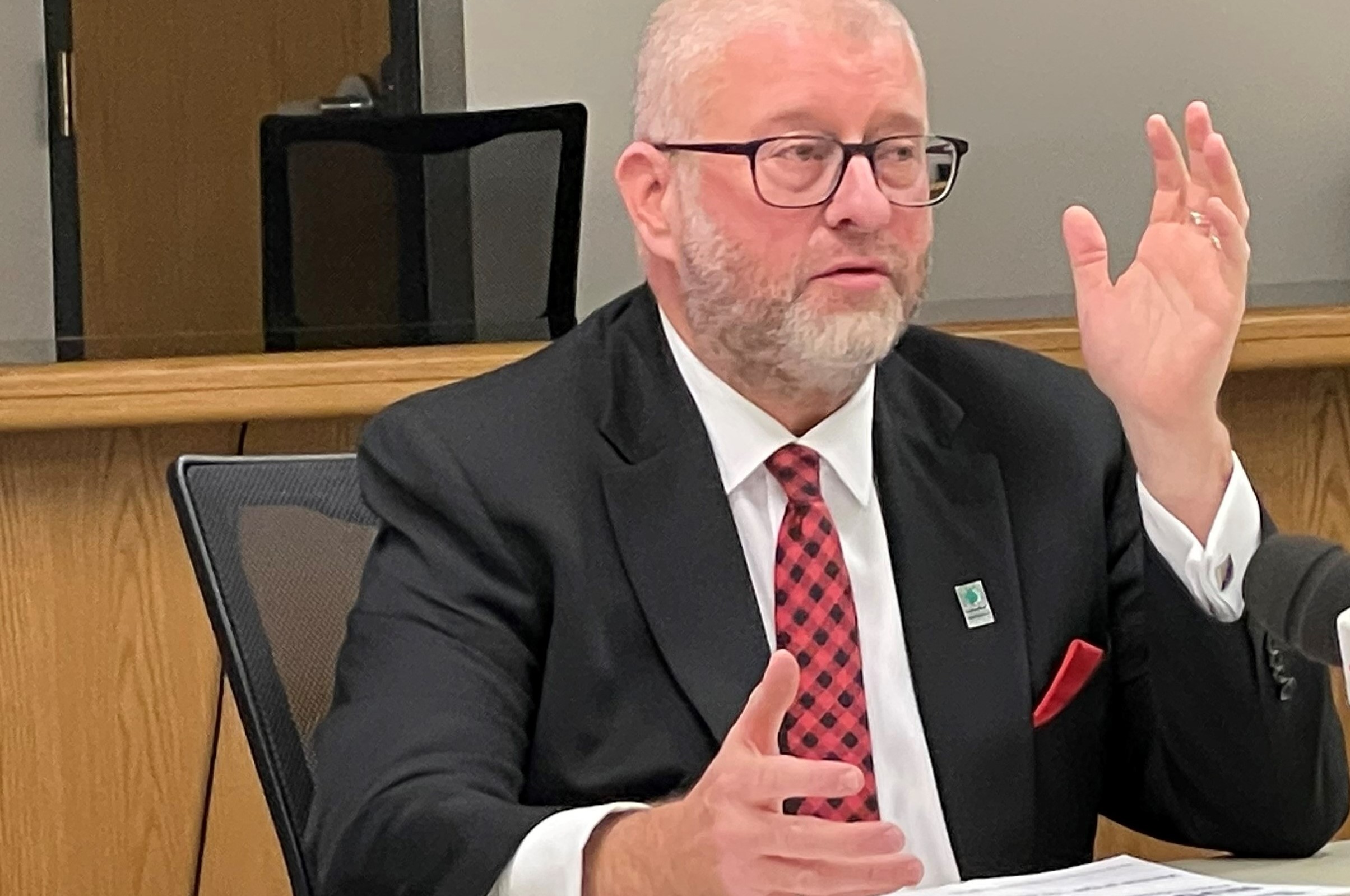Sylvain Juneau, maire de Saint-Augustin