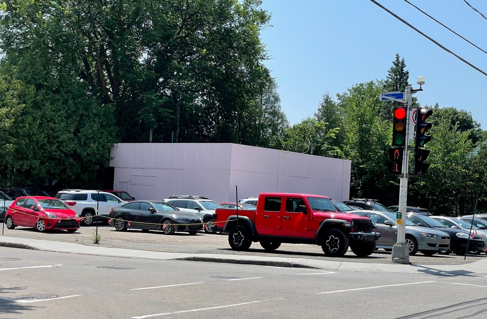 Stationnement temporaire Sillery
