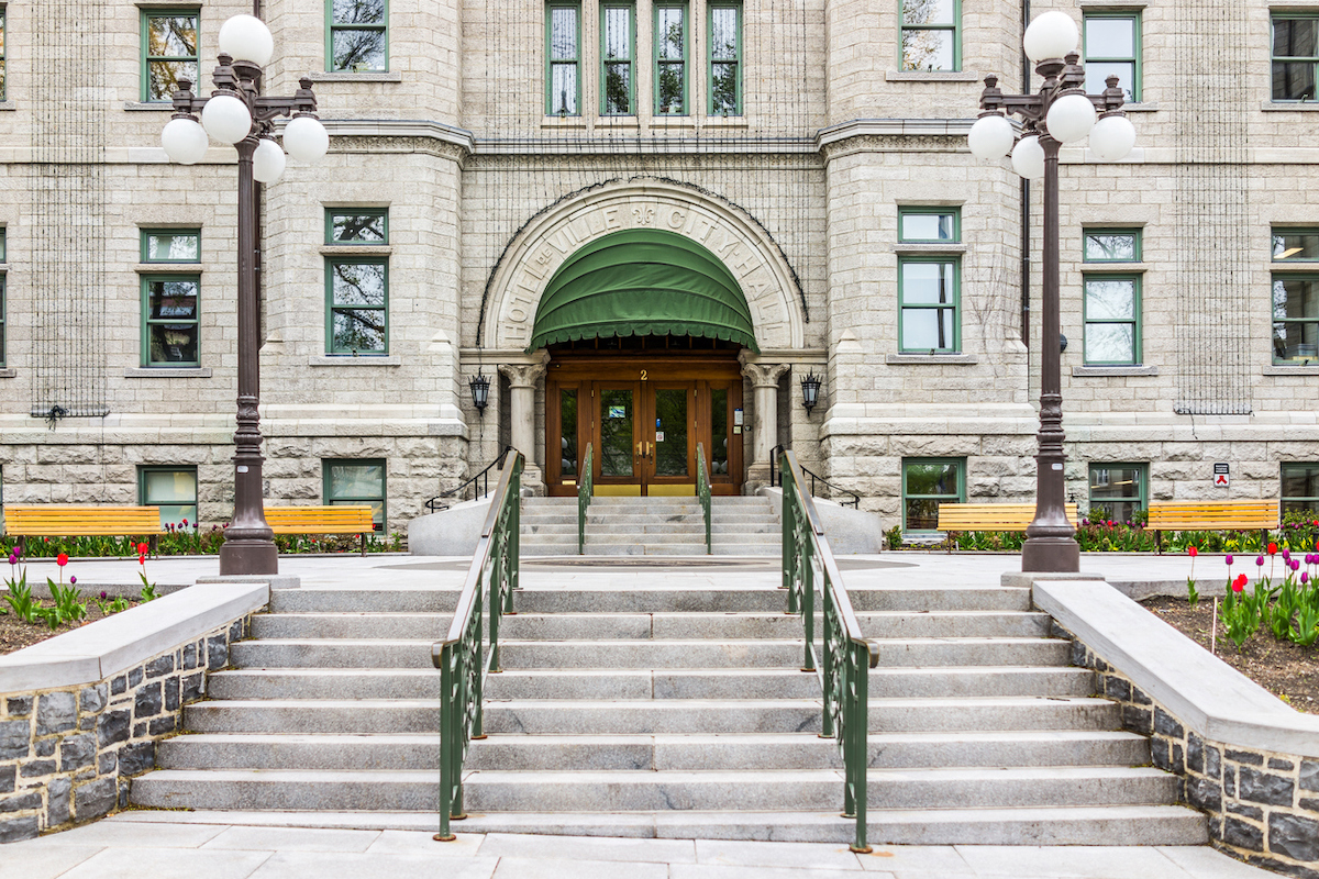 Entrée de l'hôtel de ville de Québec